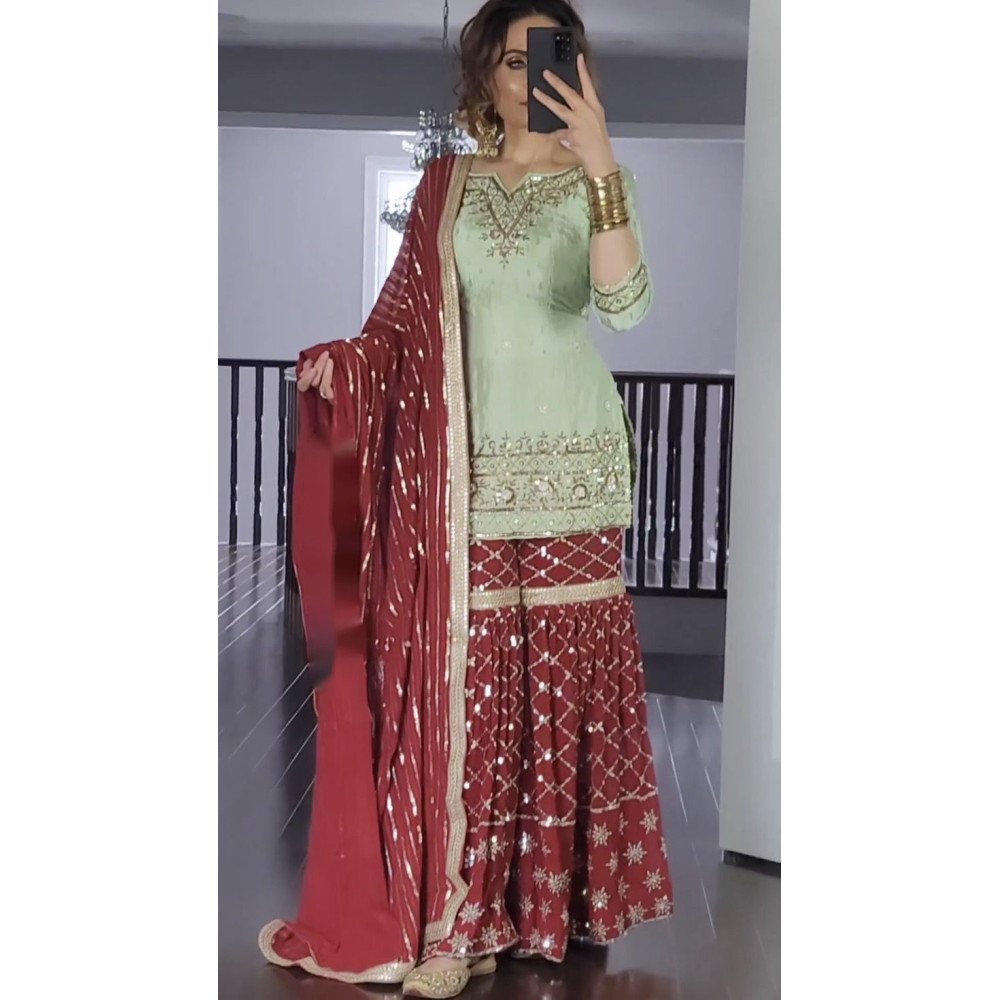 SHARARA DRESS SEQUENCE WORK NSR 727