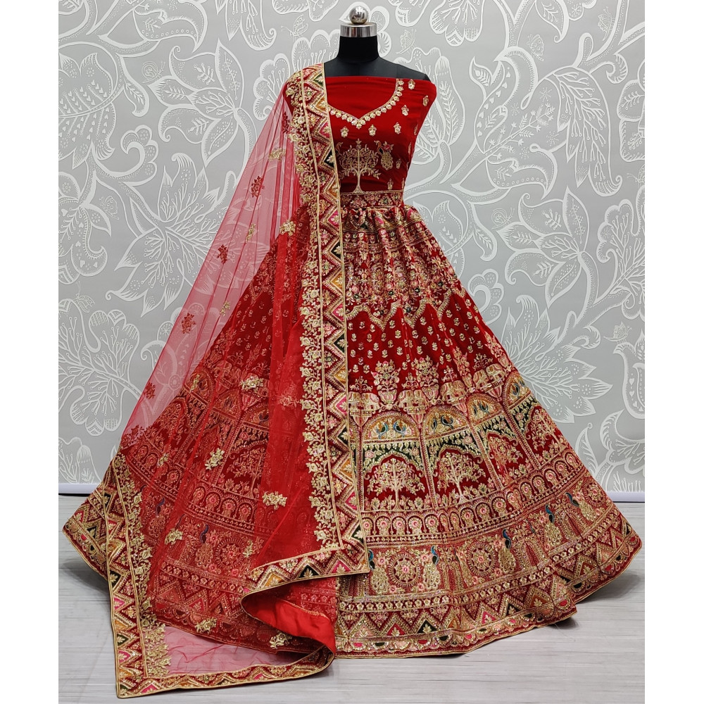 LEHENGA CHOLI HEAVY VELVET A2279