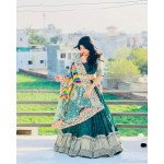 LEHENGA GREEN GEORGETTE 10015
