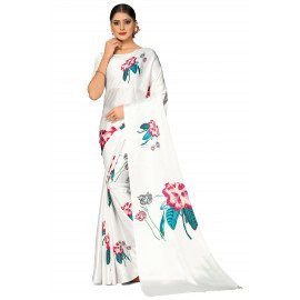 SILK PRINTED SAREE YNF - 8002